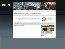 Tablet Screenshot of mueller-praezisionsteile.de